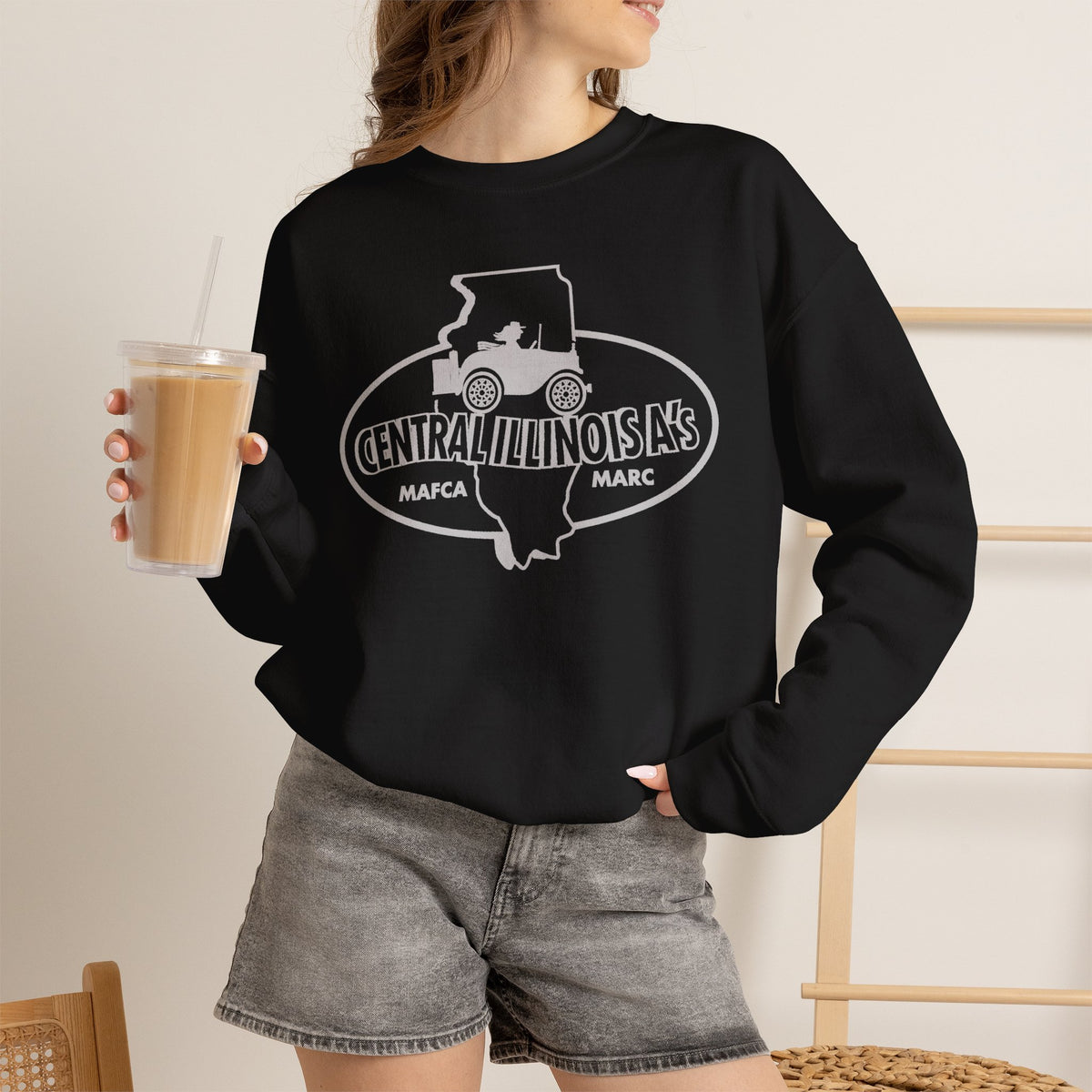Central Illinois A's Sweatshirt - Unisex Heavy Blend™ Crewneck Sweatshirt