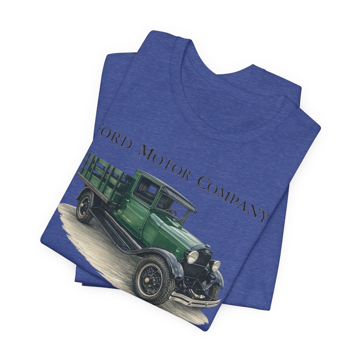 1928 Ford Model AA Stake Bed Truck T-Shirt —  Unisex Jersey Short Sleeve Tee