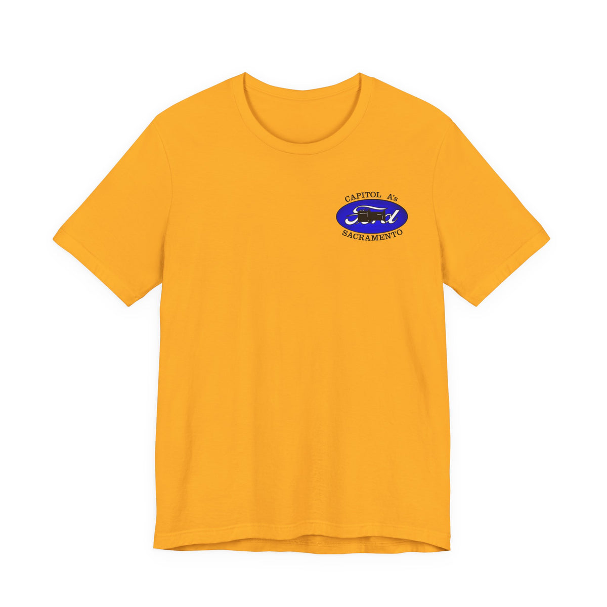 Capitol A's (single small logo) Unisex Soft Short Sleeve Tee