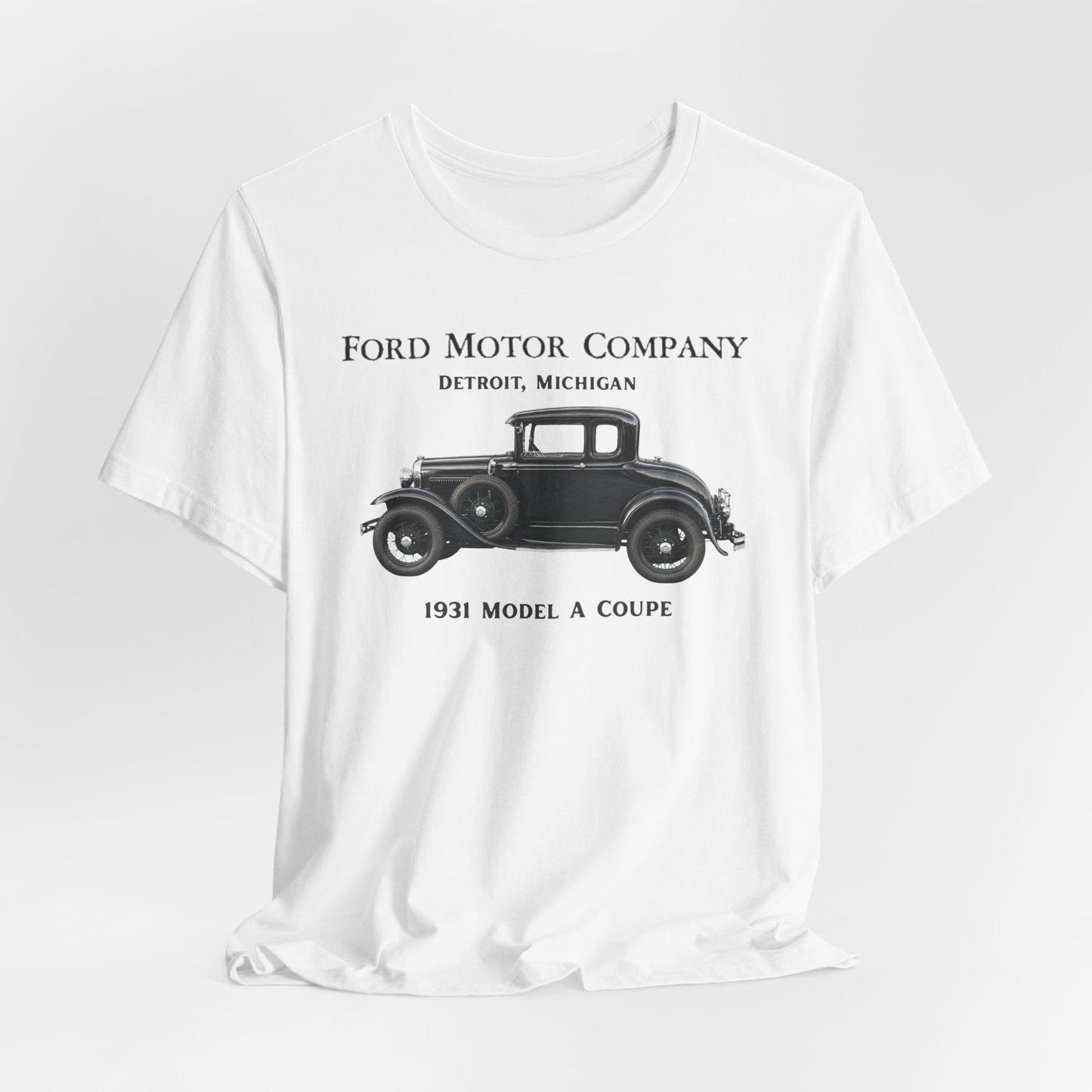 1931 Ford Model A Coupe (RBS) - Unisex Jersey Short Sleeve Tee (RBS)