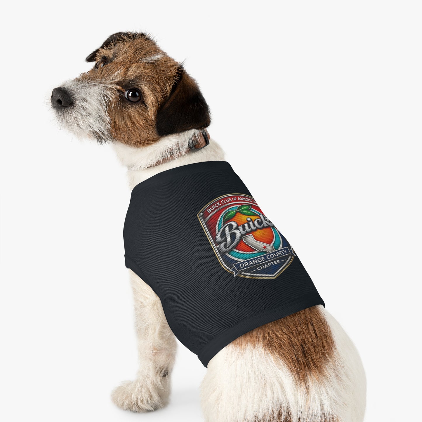 Buick Club of America Orange County Pet Tank Top — Logo Dog Shirt