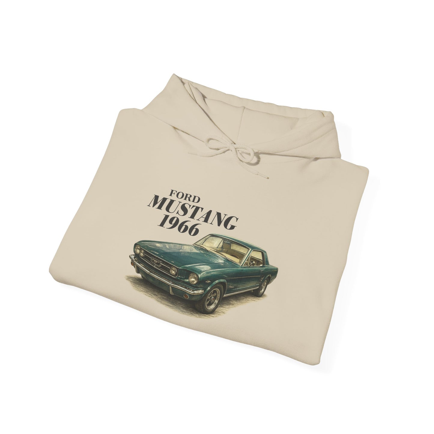 1966 Ford Mustang Vintage Car Hoodie — (Rick C)