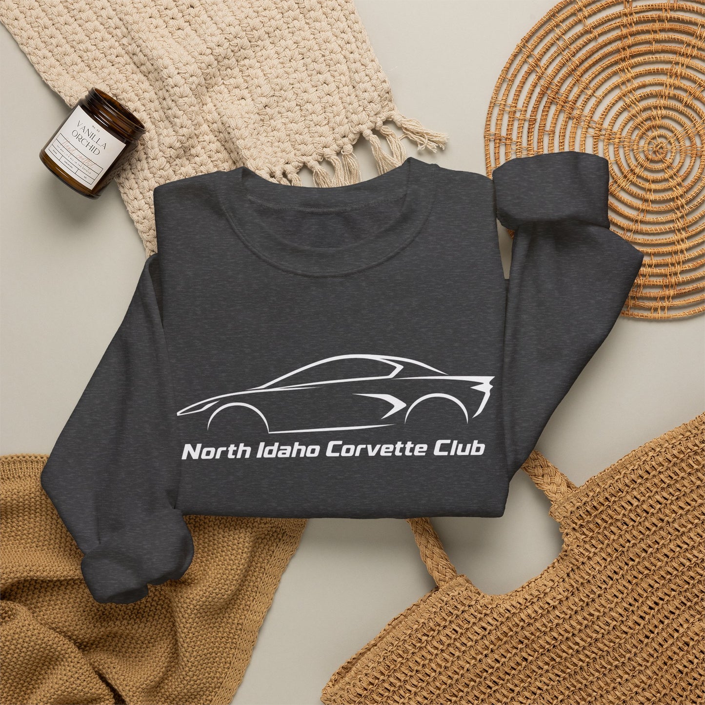 North Idaho Corvette Club Unisex Heavy Blend™ Crewneck Sweatshirt