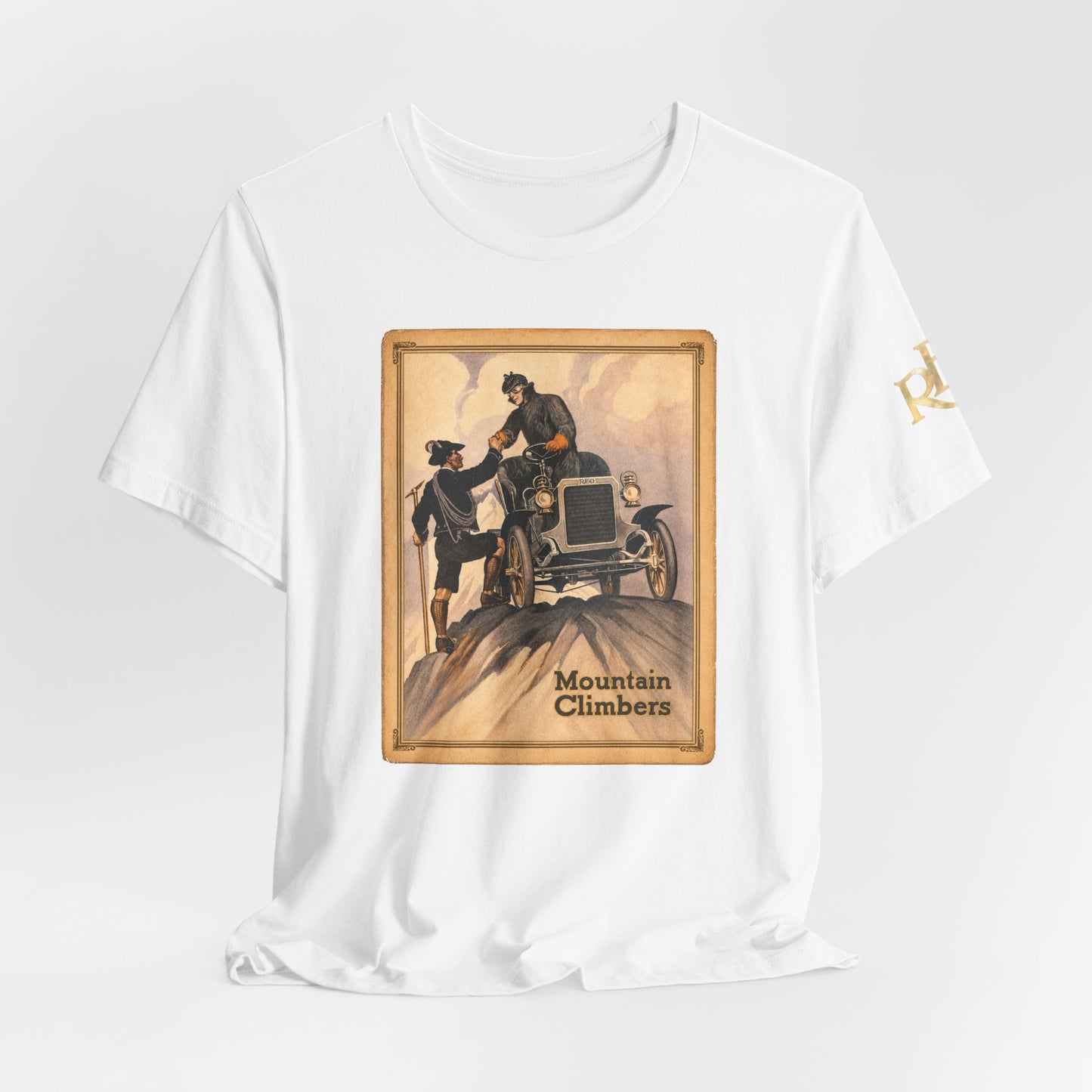 REO Mountain Climbers Vintage Tee — Unisex Soft Short Sleeve Tee