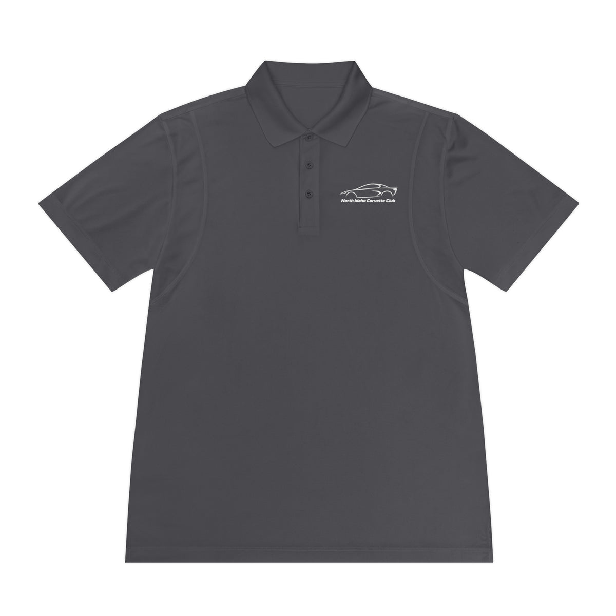 North Idaho Corvette Club Performance Polo with Front and Back Logos