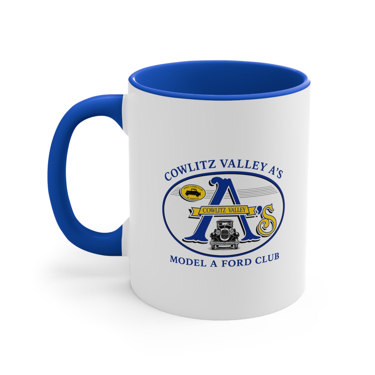 Cowlitz Valley A's Model A Ford Club Logo Coffee Mug (11oz)