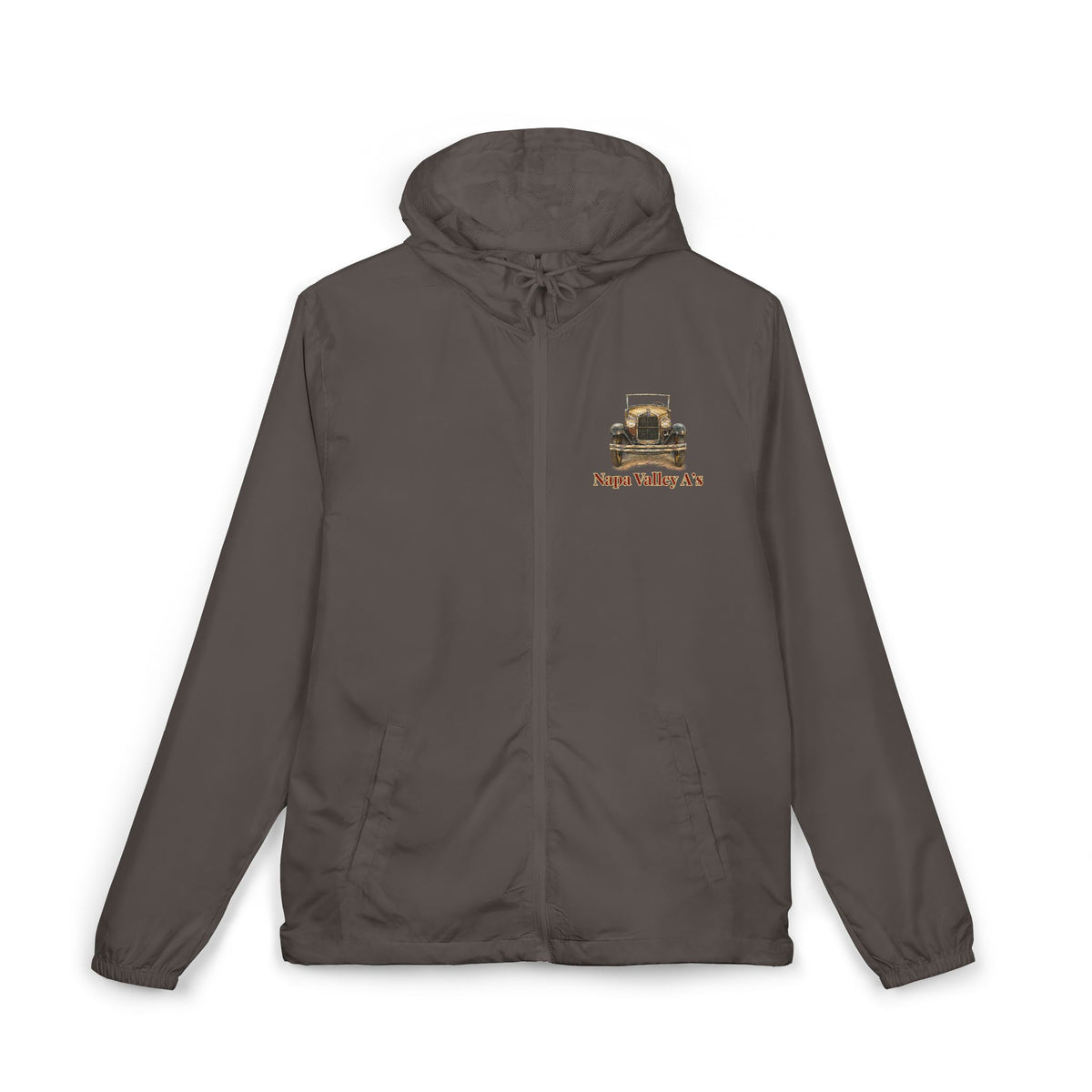 Napa Valley A's Windbreaker Jacket - Front and Back Logos