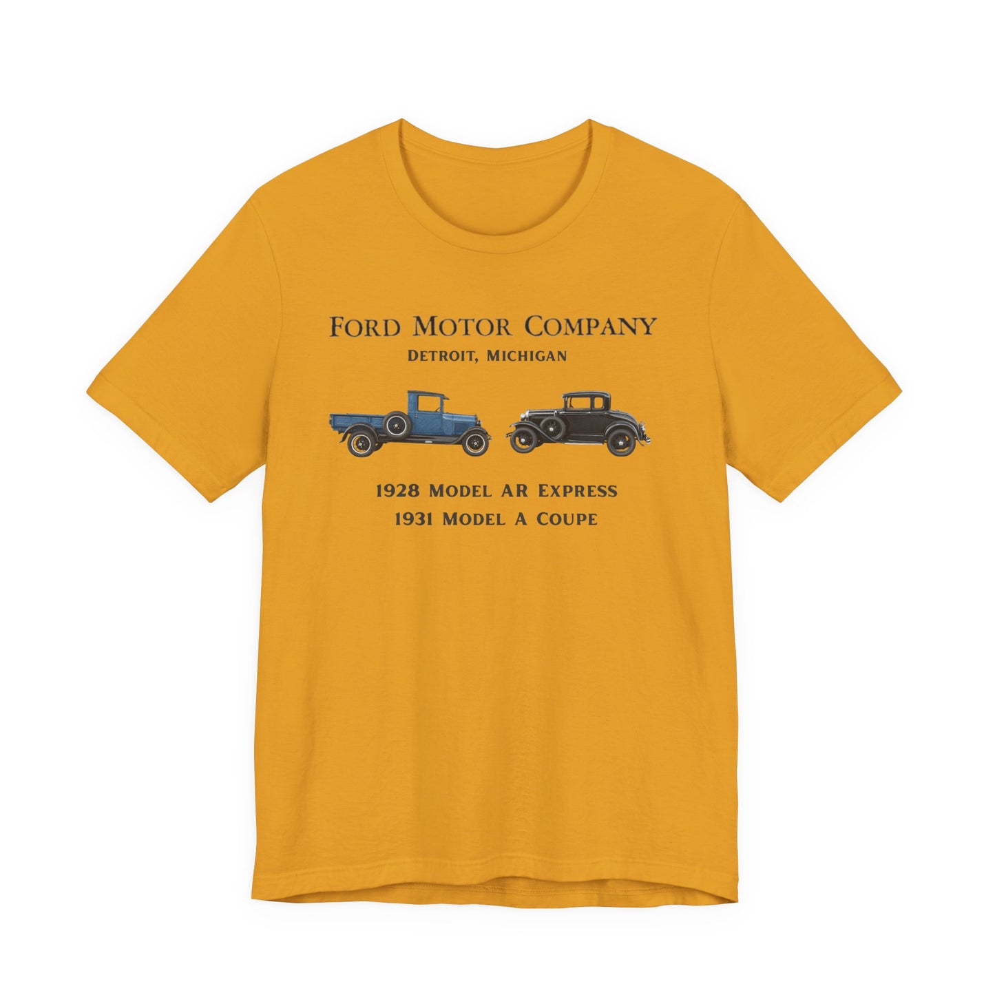 1928 Model AR & 1931 Coupe Classic Car T-Shirt (RBS)