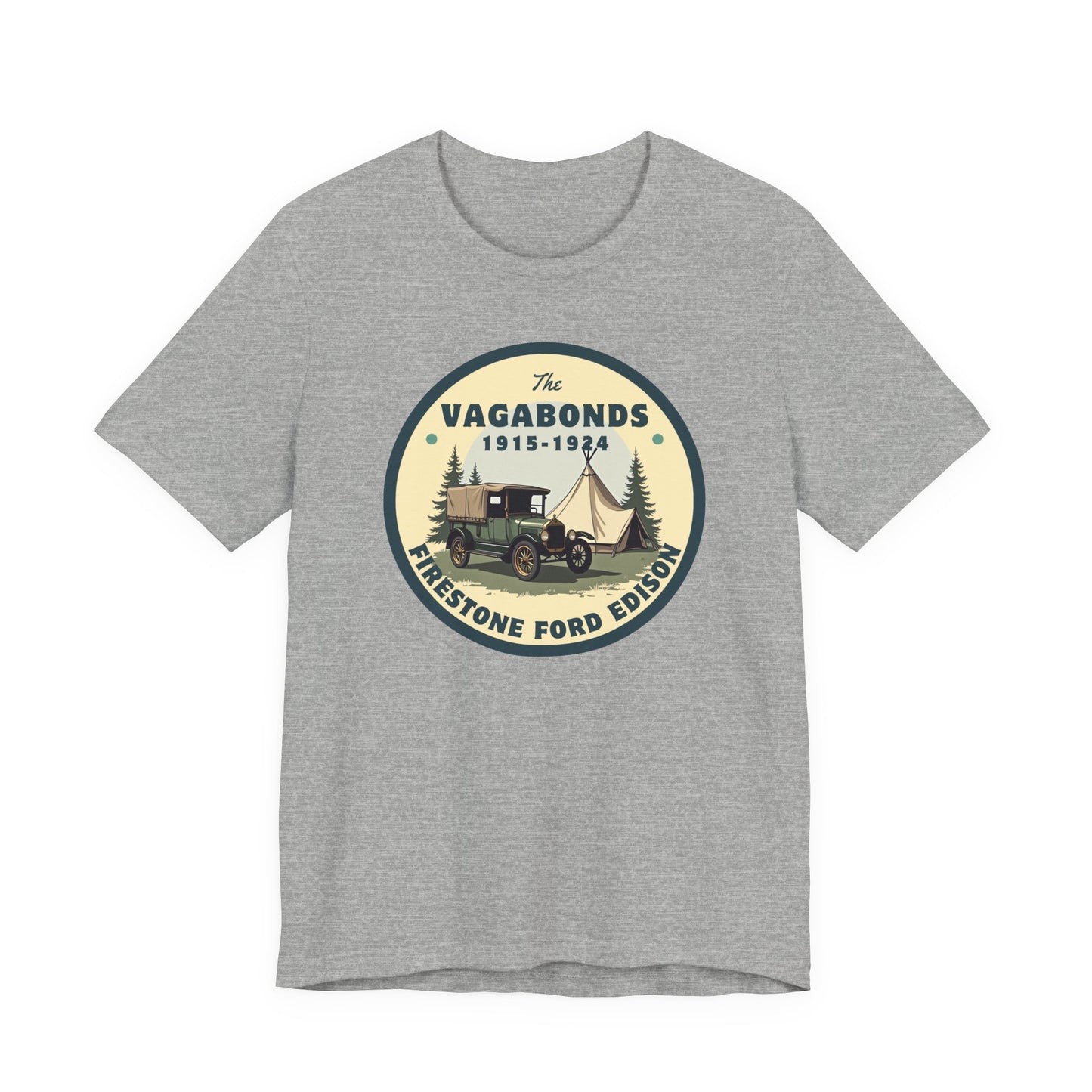 Vagabonds - Firestone, Ford, and Eddison - Retro Camping Shirt