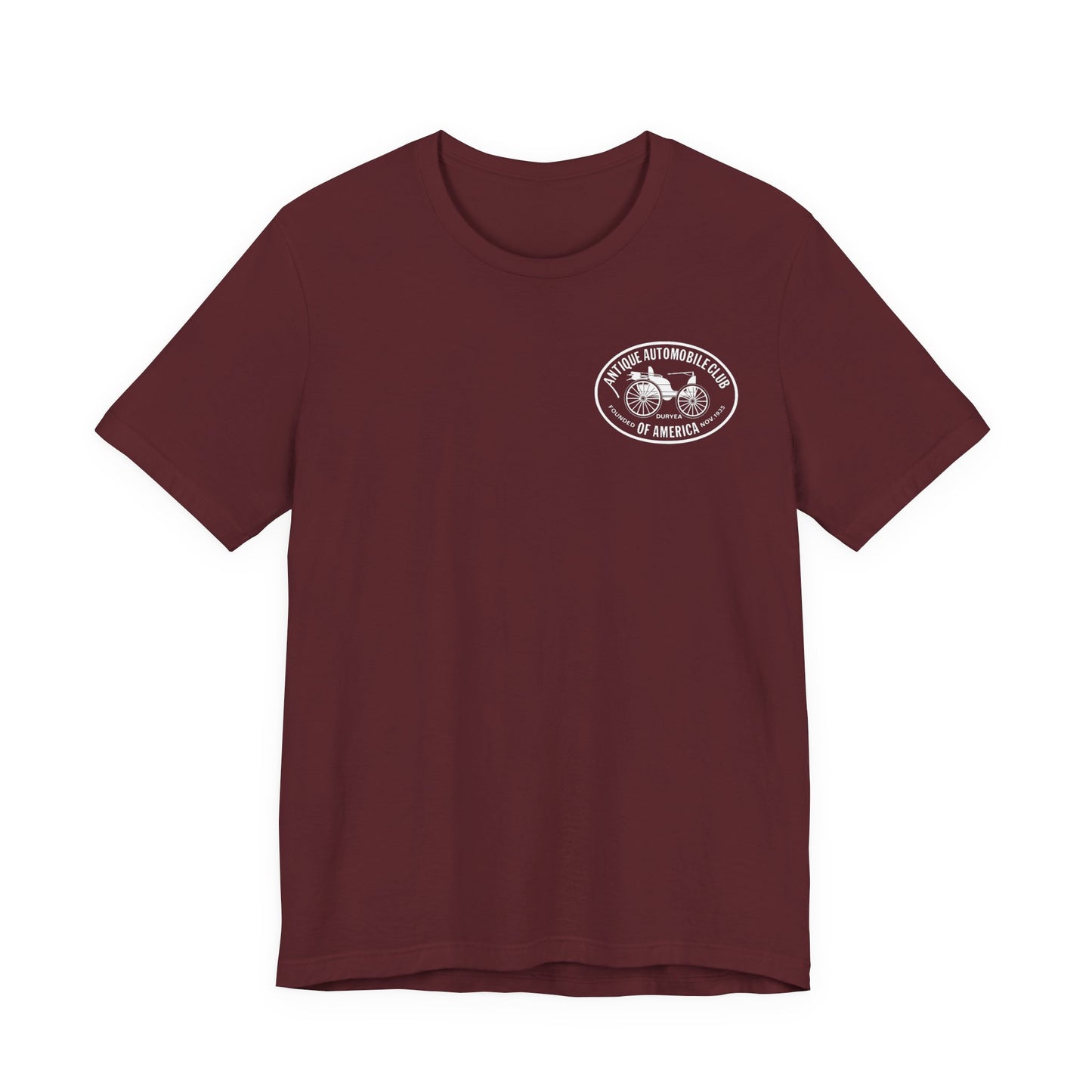 Shenandoah Region AACA Tee — Small AACA Front Logo and Large Shenandoah Region AACA Back Logo
