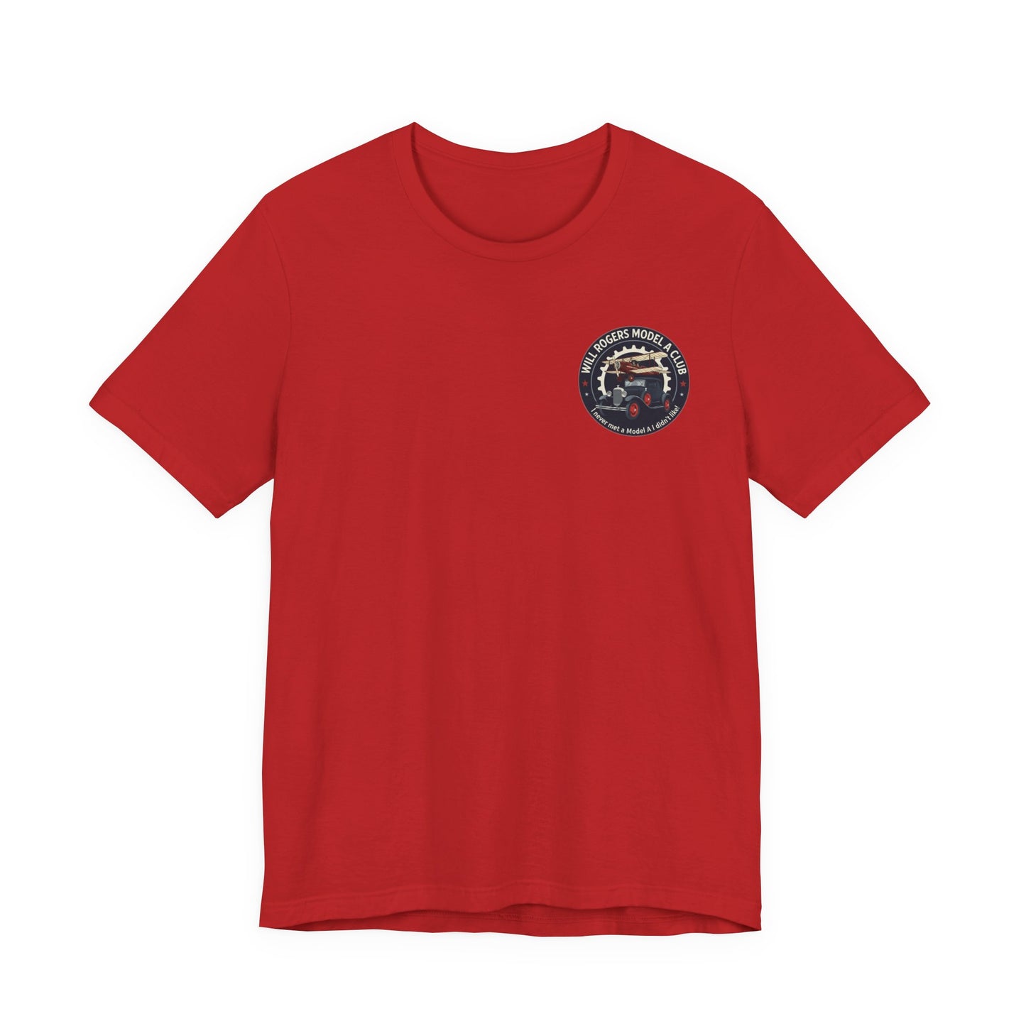 Will Rogers Model A Club – Vintage Car Graphic Tee (Front and Back Logos)
