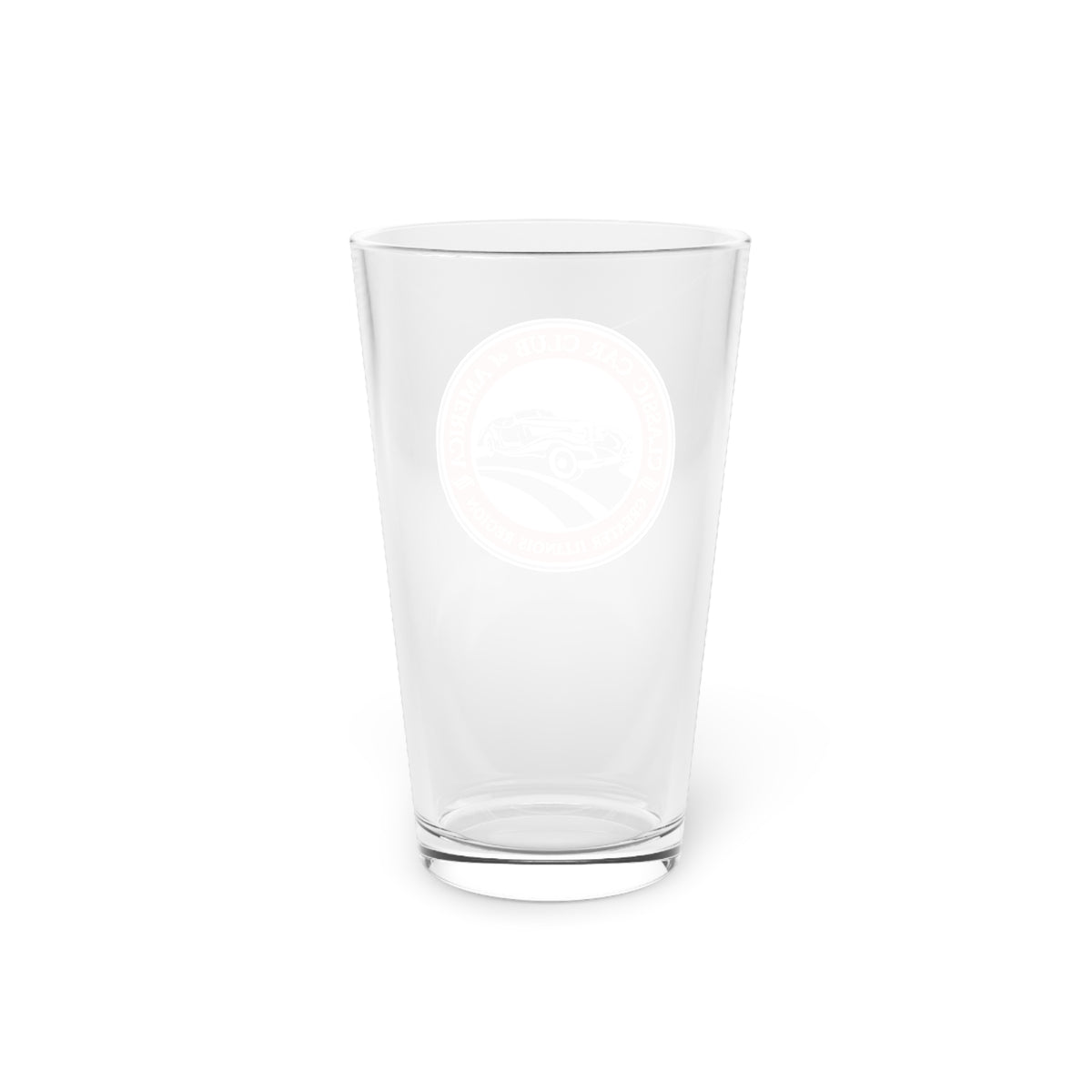 Classic Car Club of America Greater Illinois Region Pint Glass – 16oz Glass