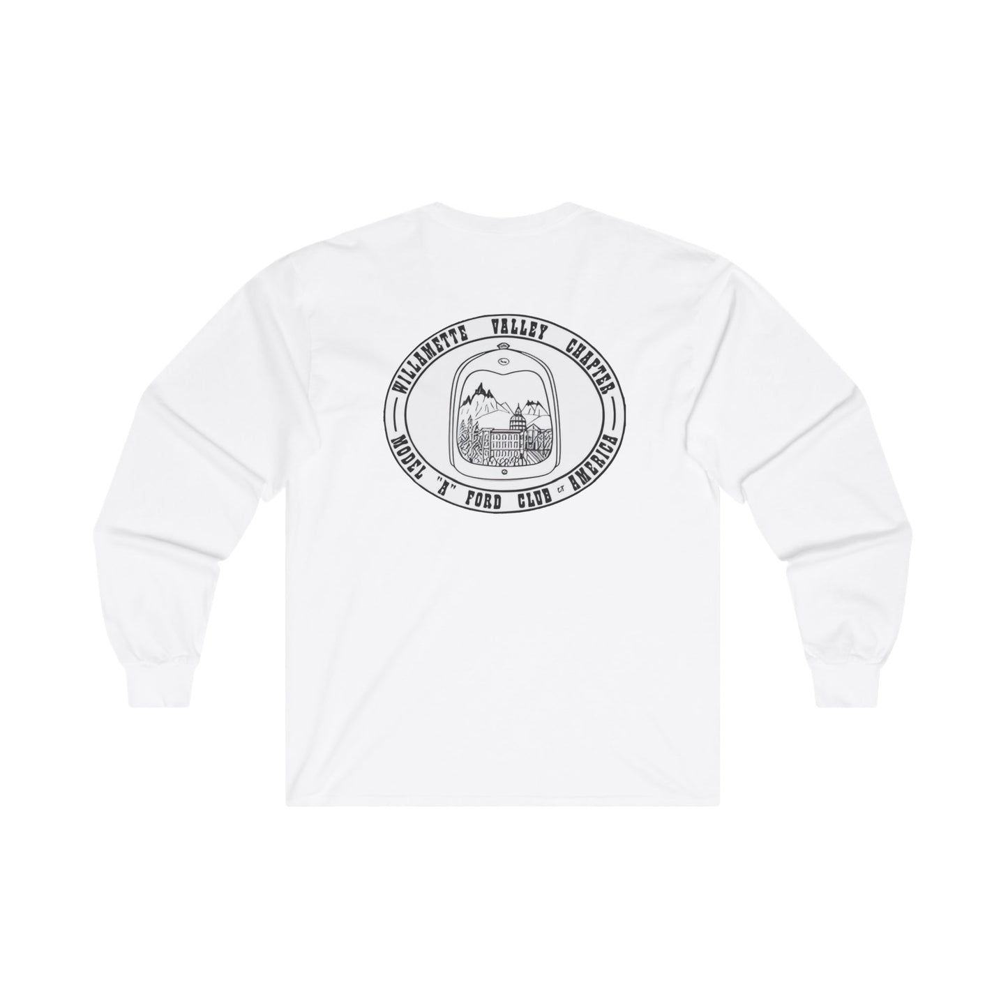 Willamette Valley Chapter MAFCA (front and back logo) Unisex Long Sleeve Tee - Adventure Valley Graphics