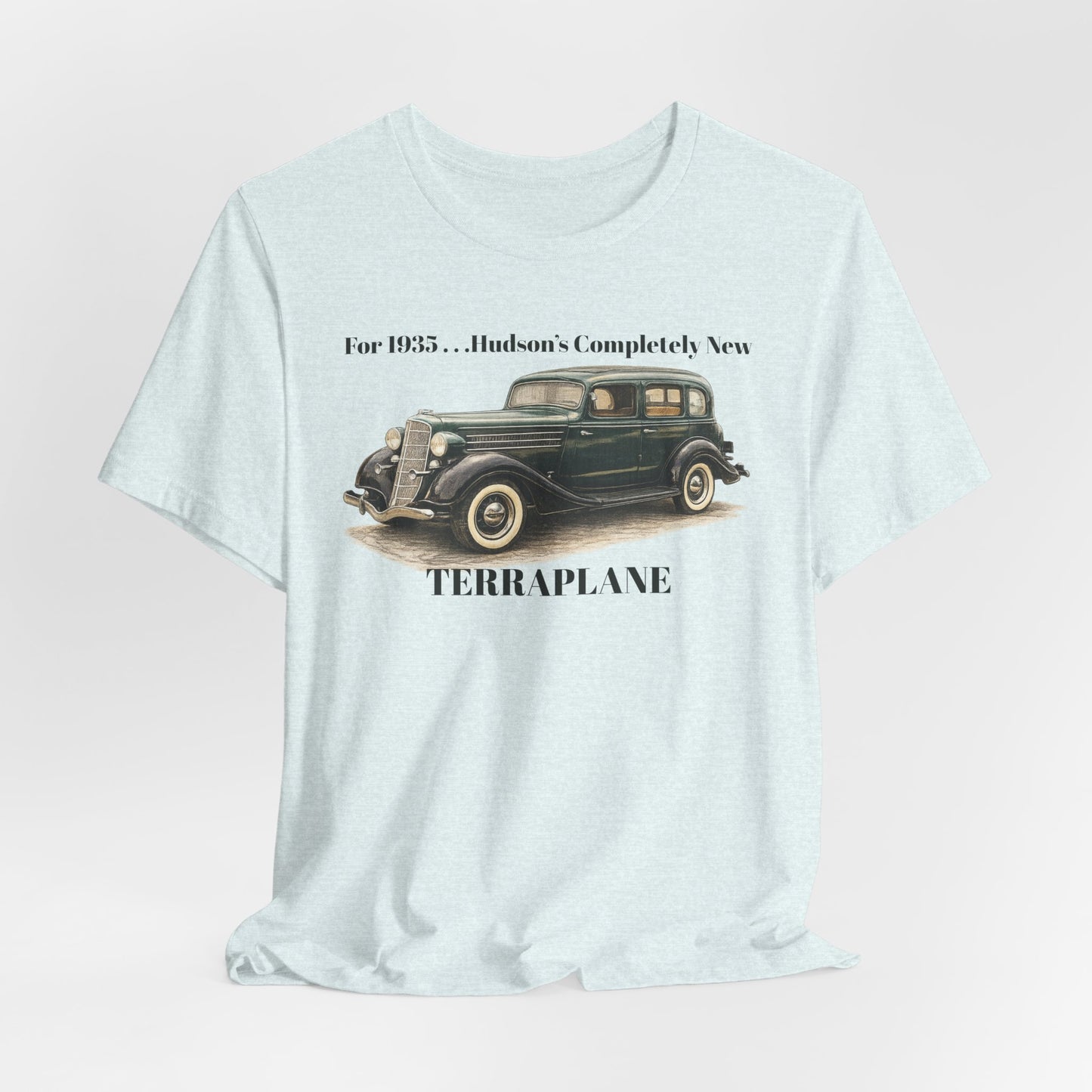 1935 Hudson Terraplane Classic Auto T‑Shirt Tee – Unisex Jersey Short Sleeve Tee (BJ)
