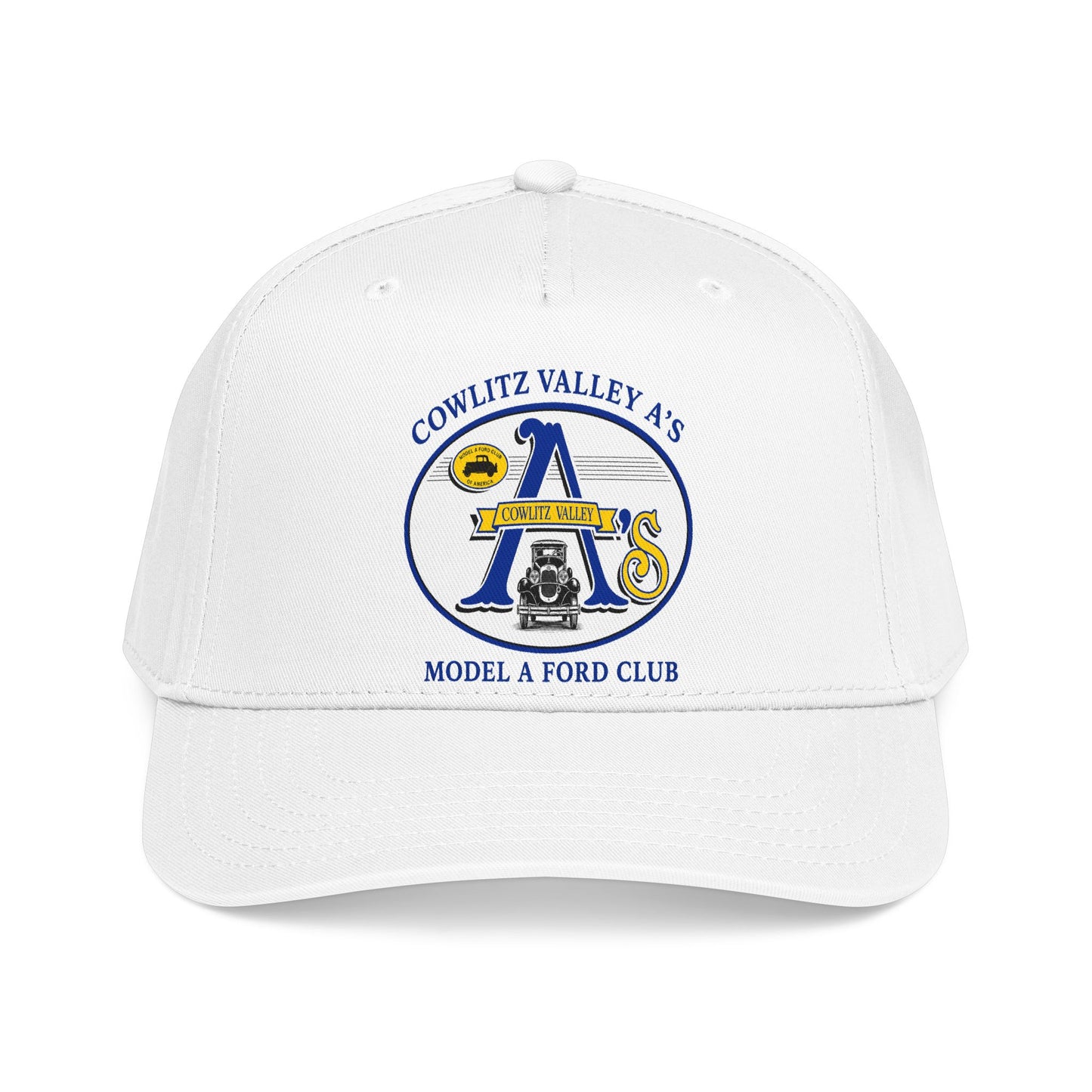 Cowlitz Valley A's Model A Ford Club Baseball Cap — Cowlitz Valley A's Vintage Car Logo
