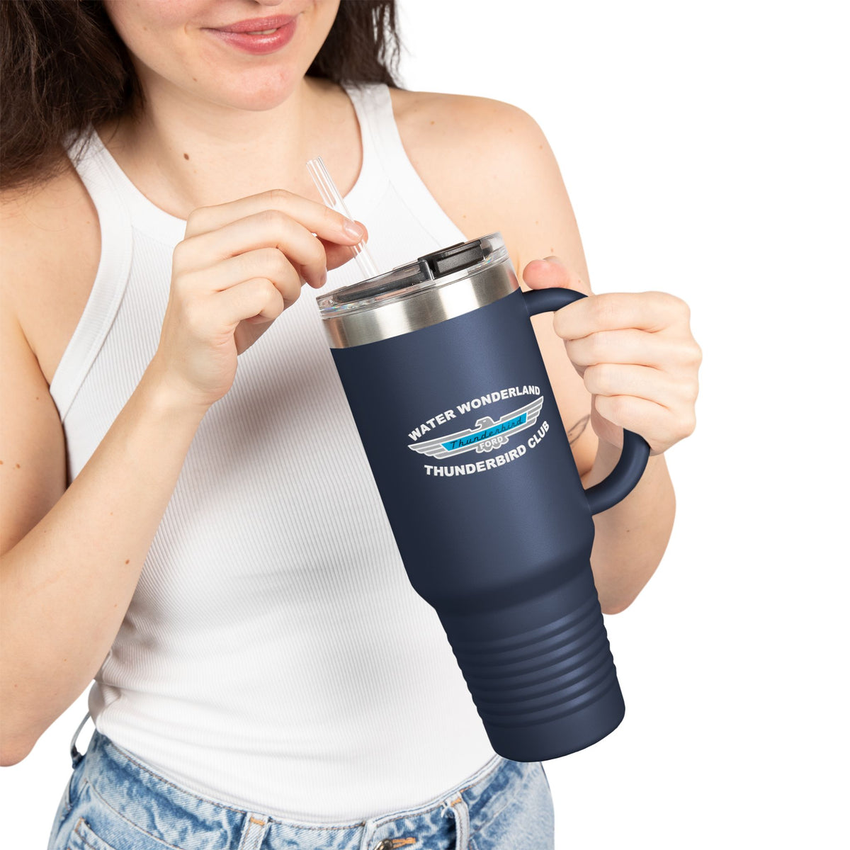 Water Wonderland Thunderbird Club 40oz Insulated Travel Mug