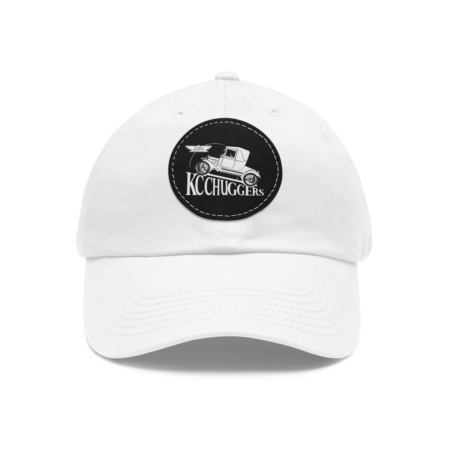 KC Chuggers Dad Hat with Leather Patch (Round)