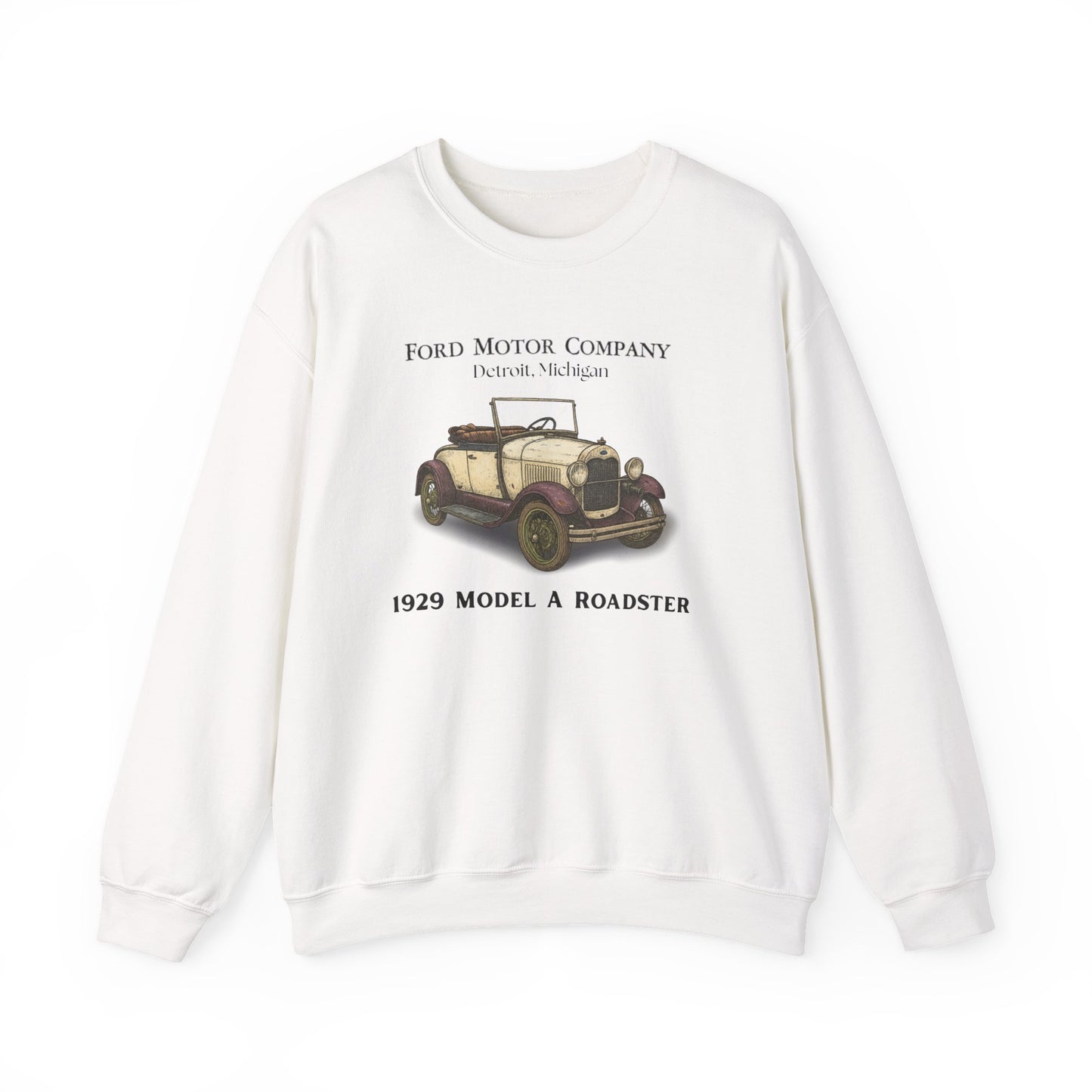 1929 Model A Ford Roadster Sweatshirt – 1929 Classic Car Crewneck