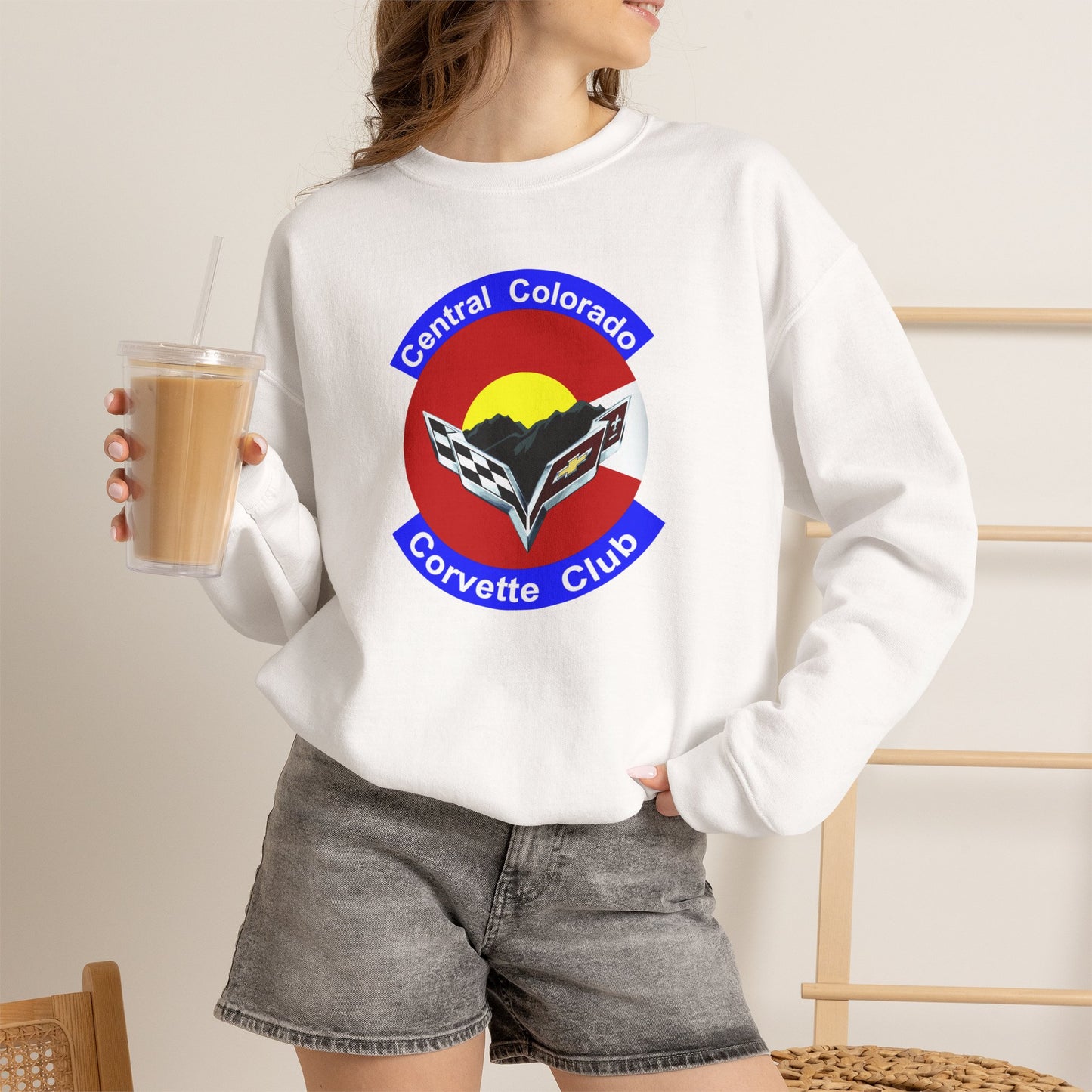 Central Colorado Corvette Club Crewneck Sweatshirt