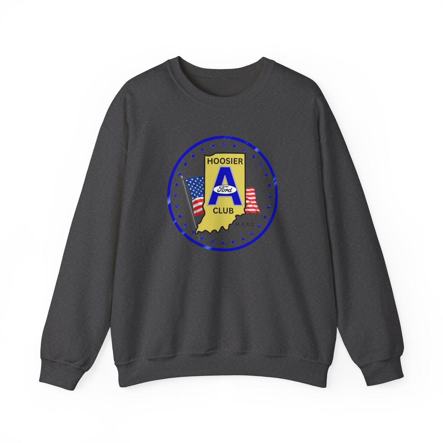 Hoosier A Ford Club Crewneck Sweatshirt — Indiana Pride Vintage Seal