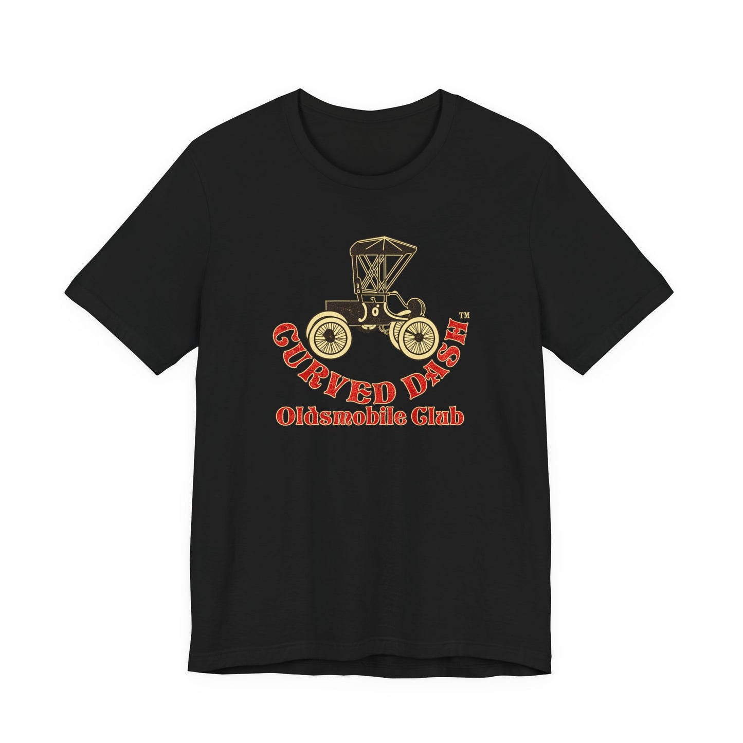 Curved Dash Oldsmobile Club T‑Shirt — Unisex Soft Short Sleeve Tee