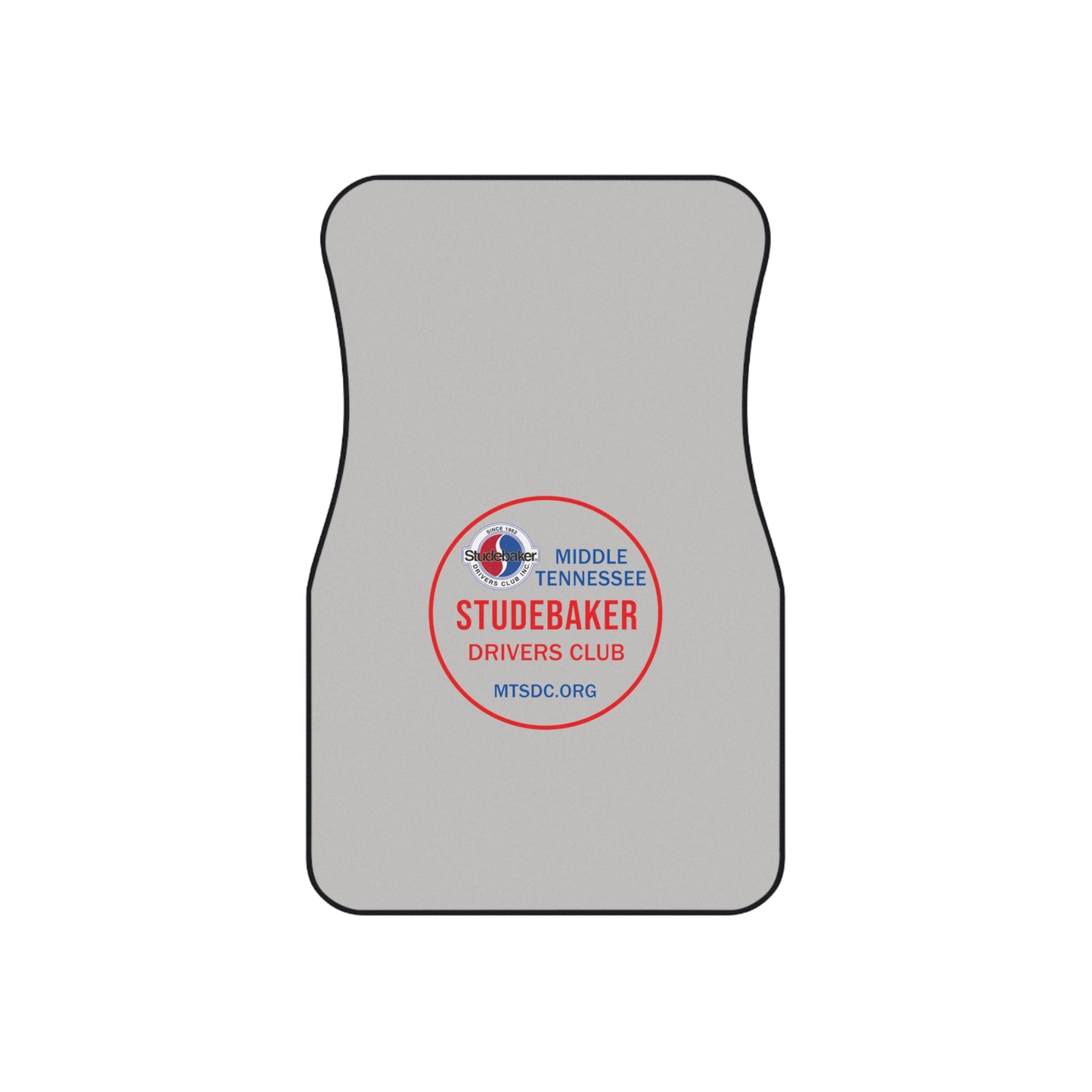 Middle Tennessee Studebaker Drivers Club Chapter Front Car Mats — Middle Tennessee Logo (Set of 2)