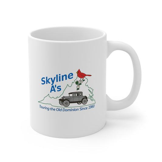 Skyline A's Classic Car Mug — 'Touring the Old Dominion Since 1960' 11oz