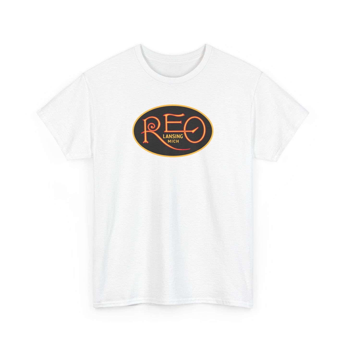 REO Logo T‑Shirt — Vintage Oval Graphic Tee