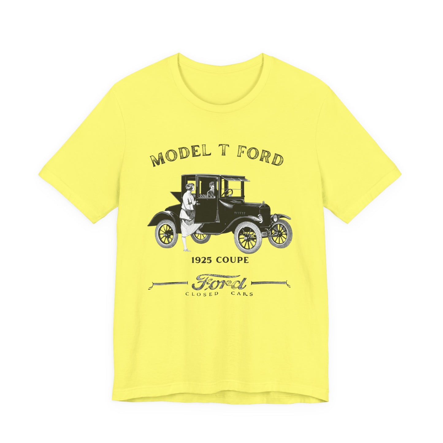 1925 Model T Ford Coupe - Classic Car Unisex Jersey Short Sleeve