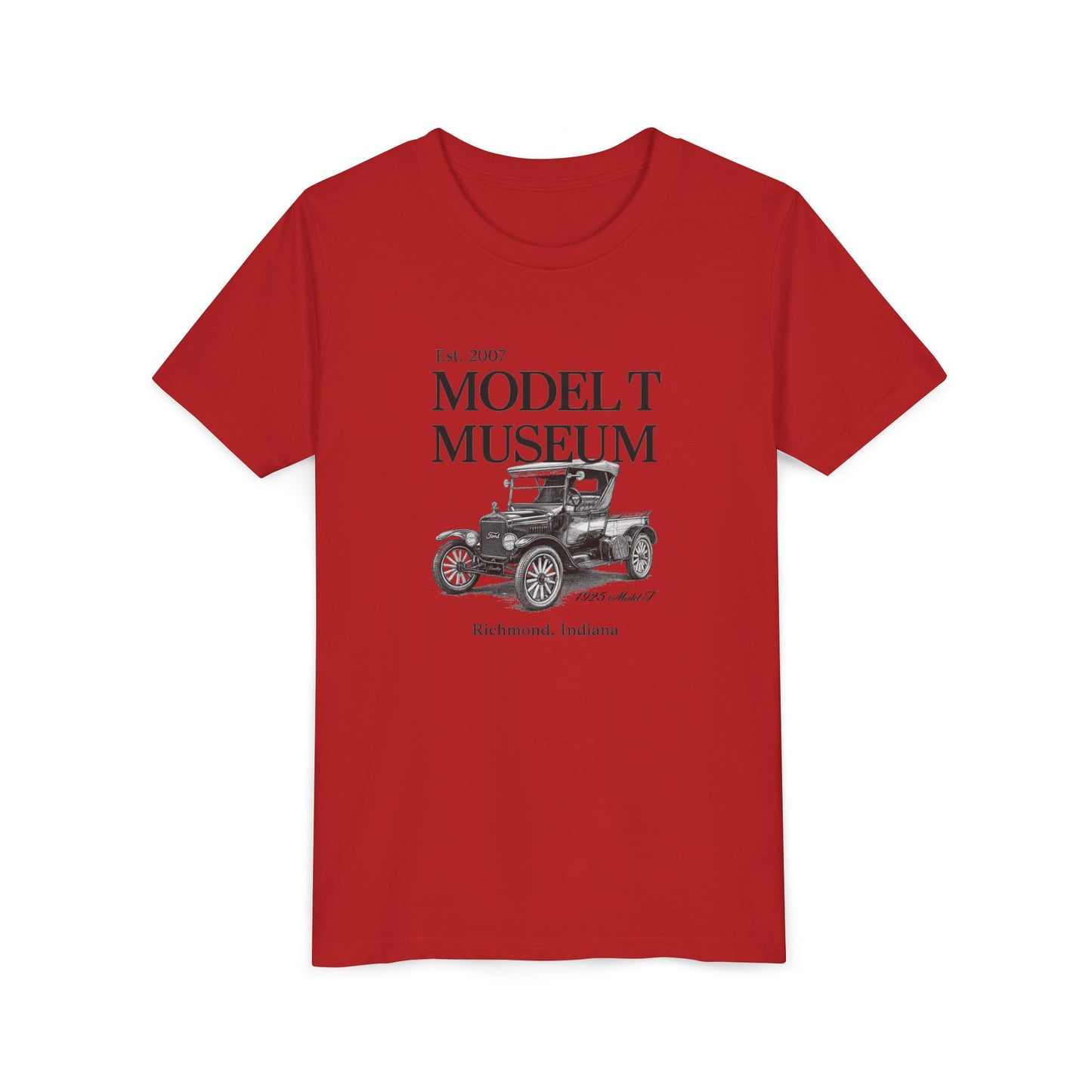 1925 Model T Pickup "Bradley" Museum Tee — Model T Museum Youth Tee (Richmond, Indiana)
