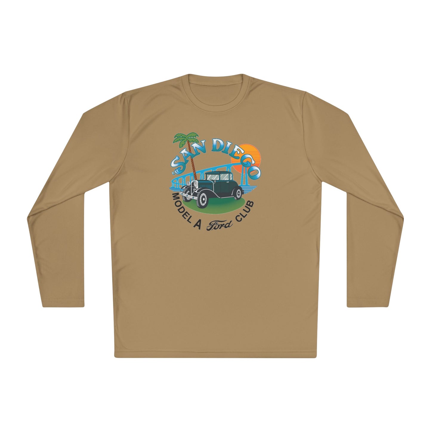 San Diego Model A Ford Club — Unisex Lightweight Long Sleeve Tee