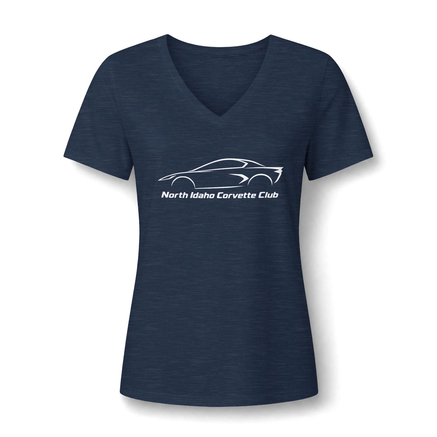 North Idaho Corvette Club Women's V-Neck Tee