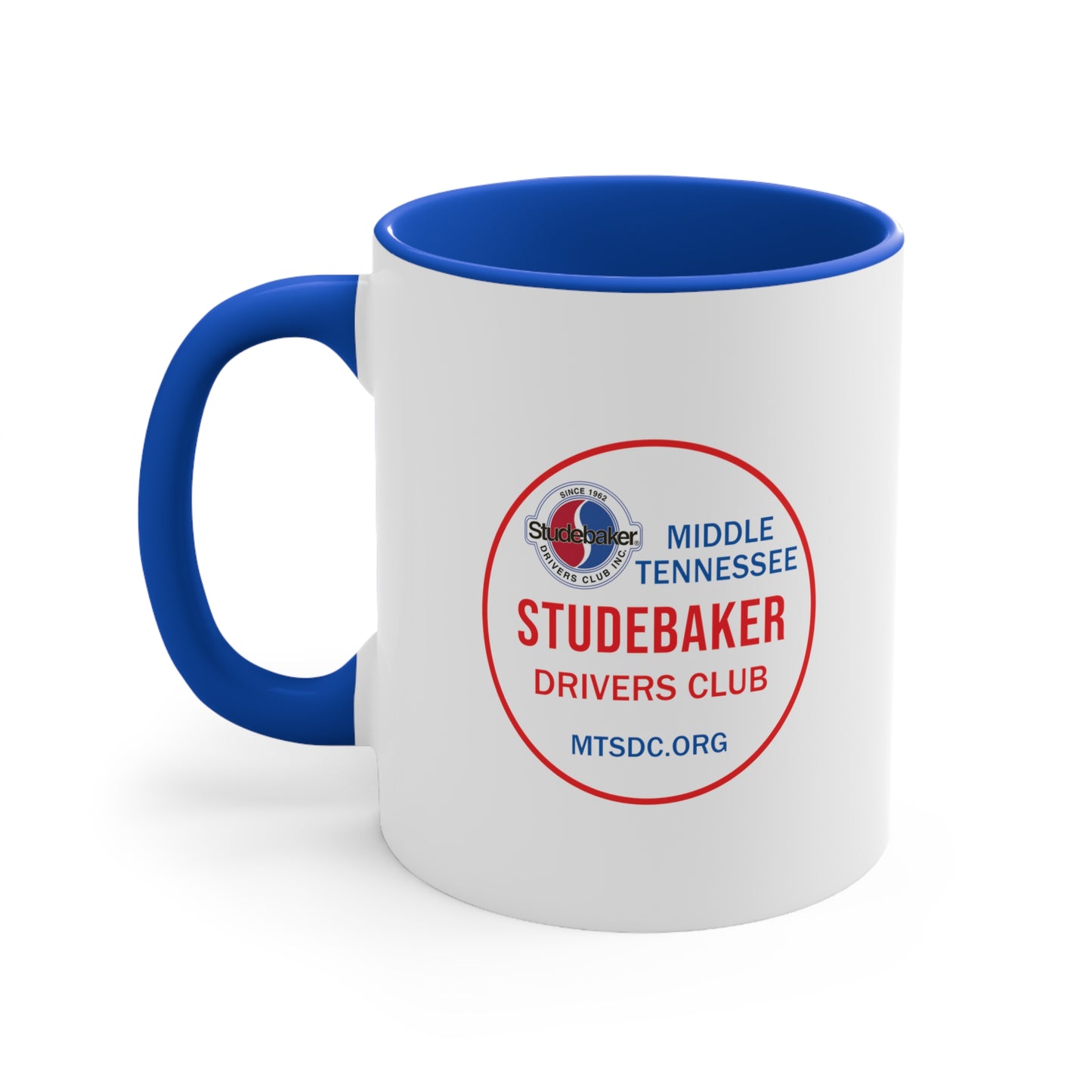 Middle Tennessee Studebaker Drivers Club Chapter Accent Mug —  11oz Coffee Cup