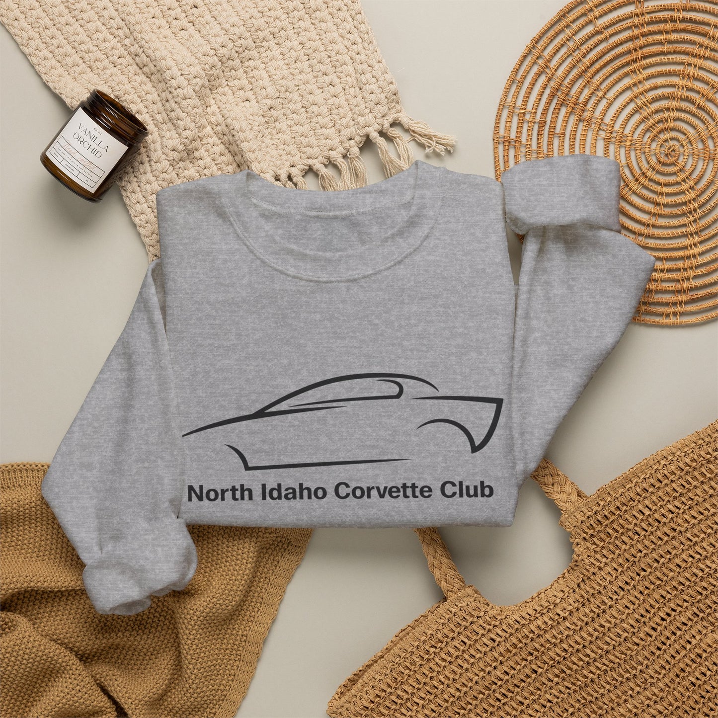 North Idaho Corvette Club Unisex Heavy Blend™ Crewneck Sweatshirt