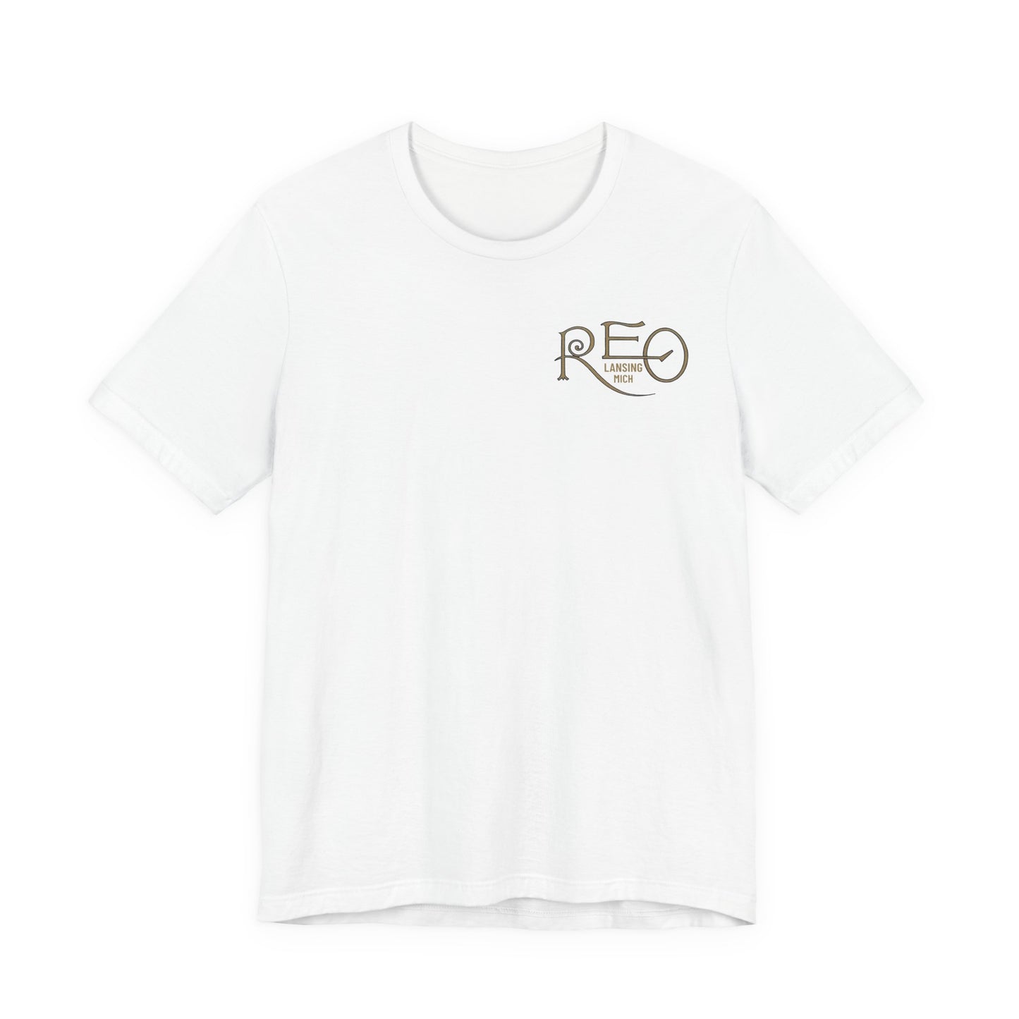 REO Motor Car Co. Vintage Car T-Shirt - Front and Back Images