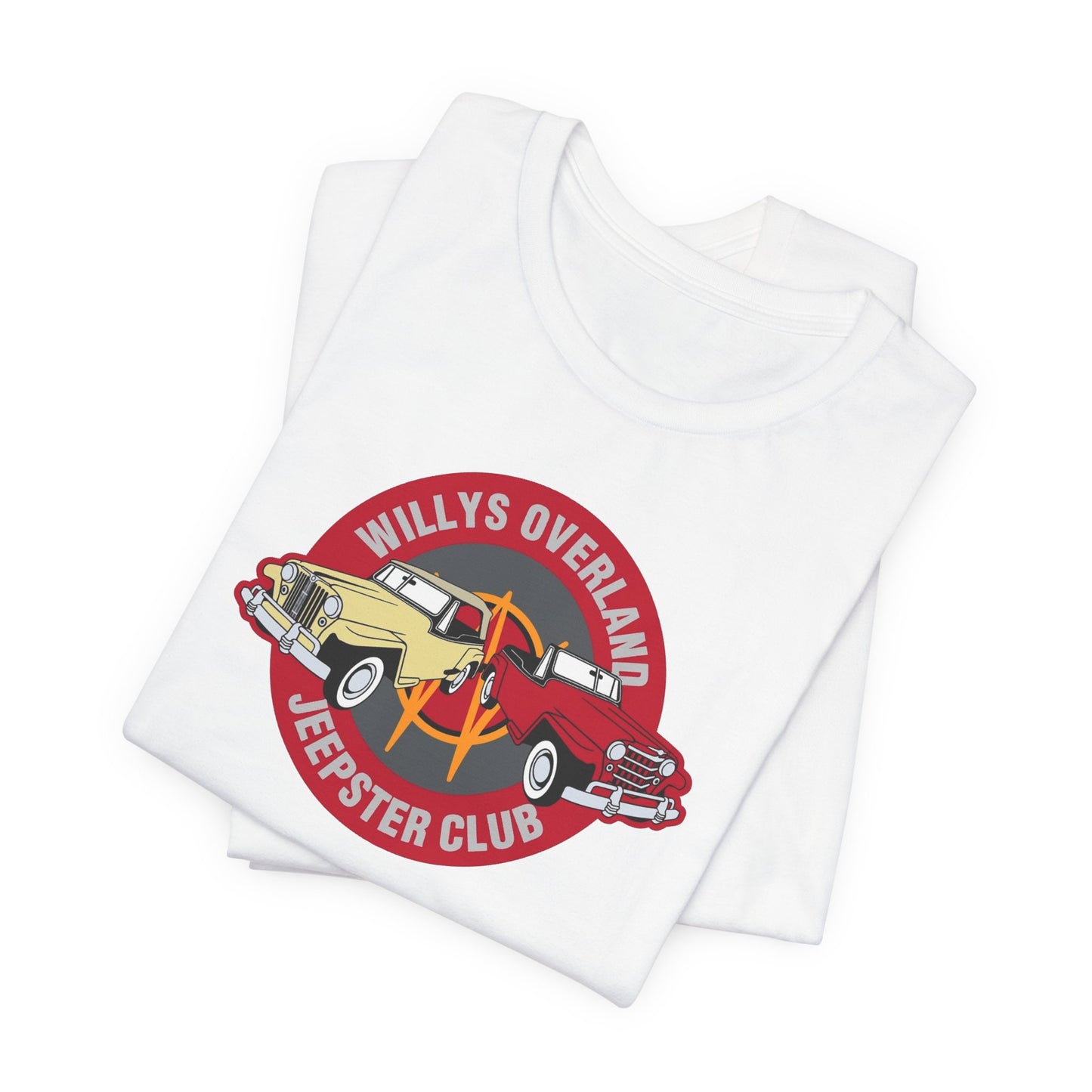 Willys Overland Jeepster Club T-Shirt - Unisex Jersey Short Sleeve Tee