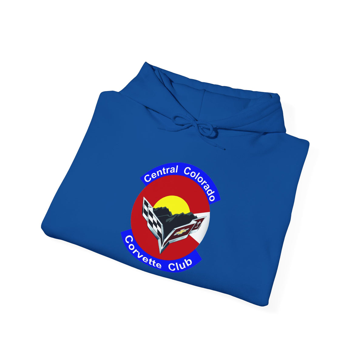 Central Colorado Corvette Club Screen Printed Hoodie Pullover
