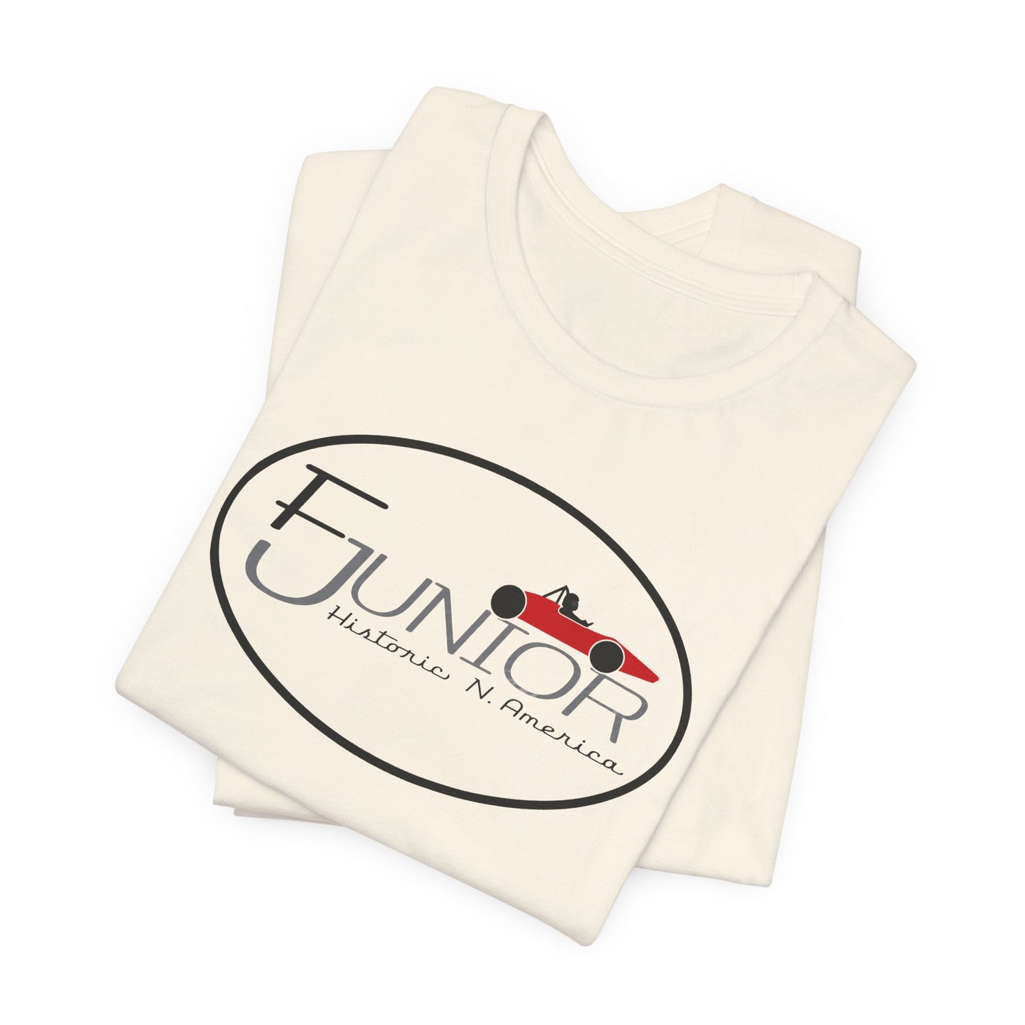 F Junior Historic N. America Racing Logo T-Shirt — Vintage Race Car Graphic Tee