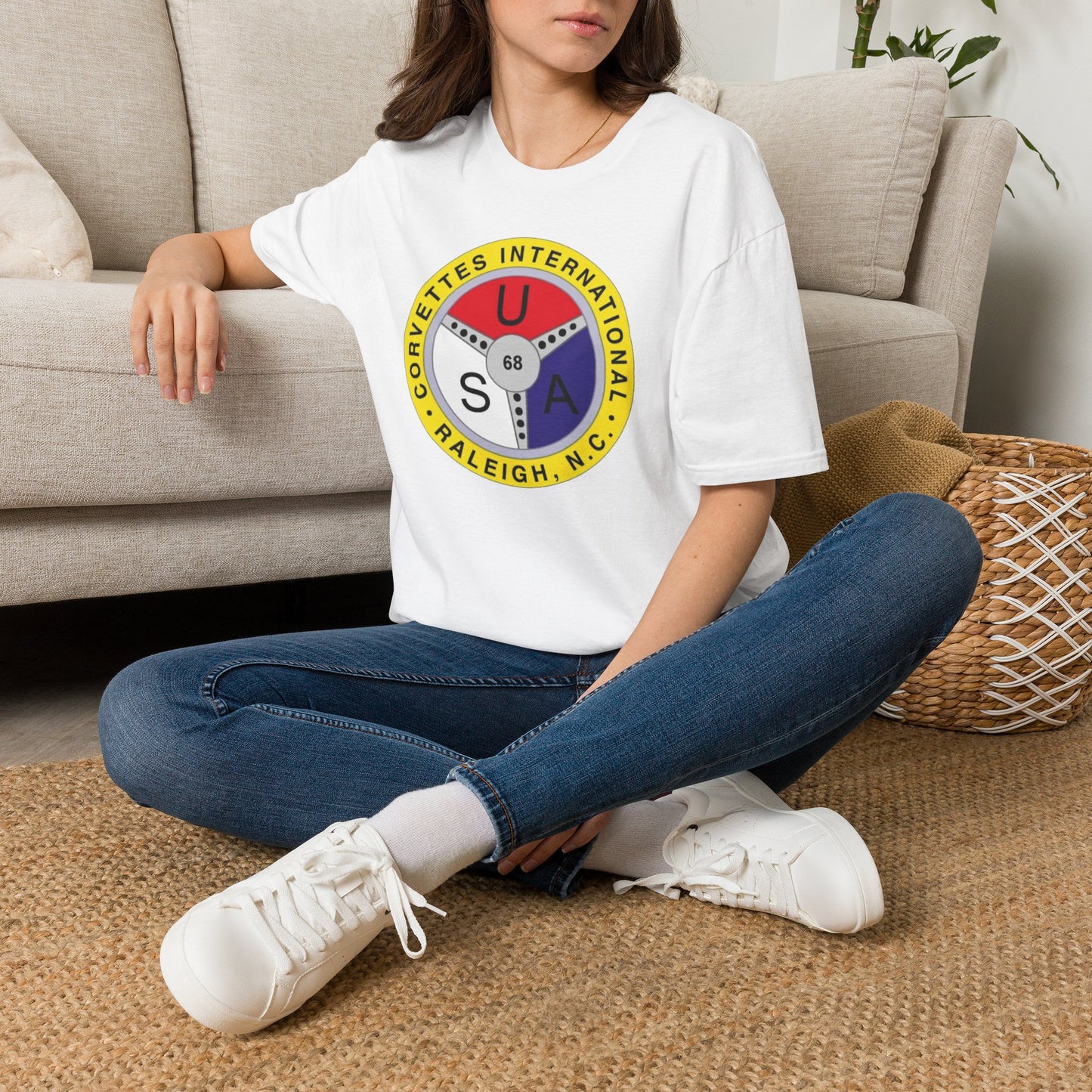 Corvettes International Raleigh NC Logo T-Shirt — Unisex Softstyle T-Shirt