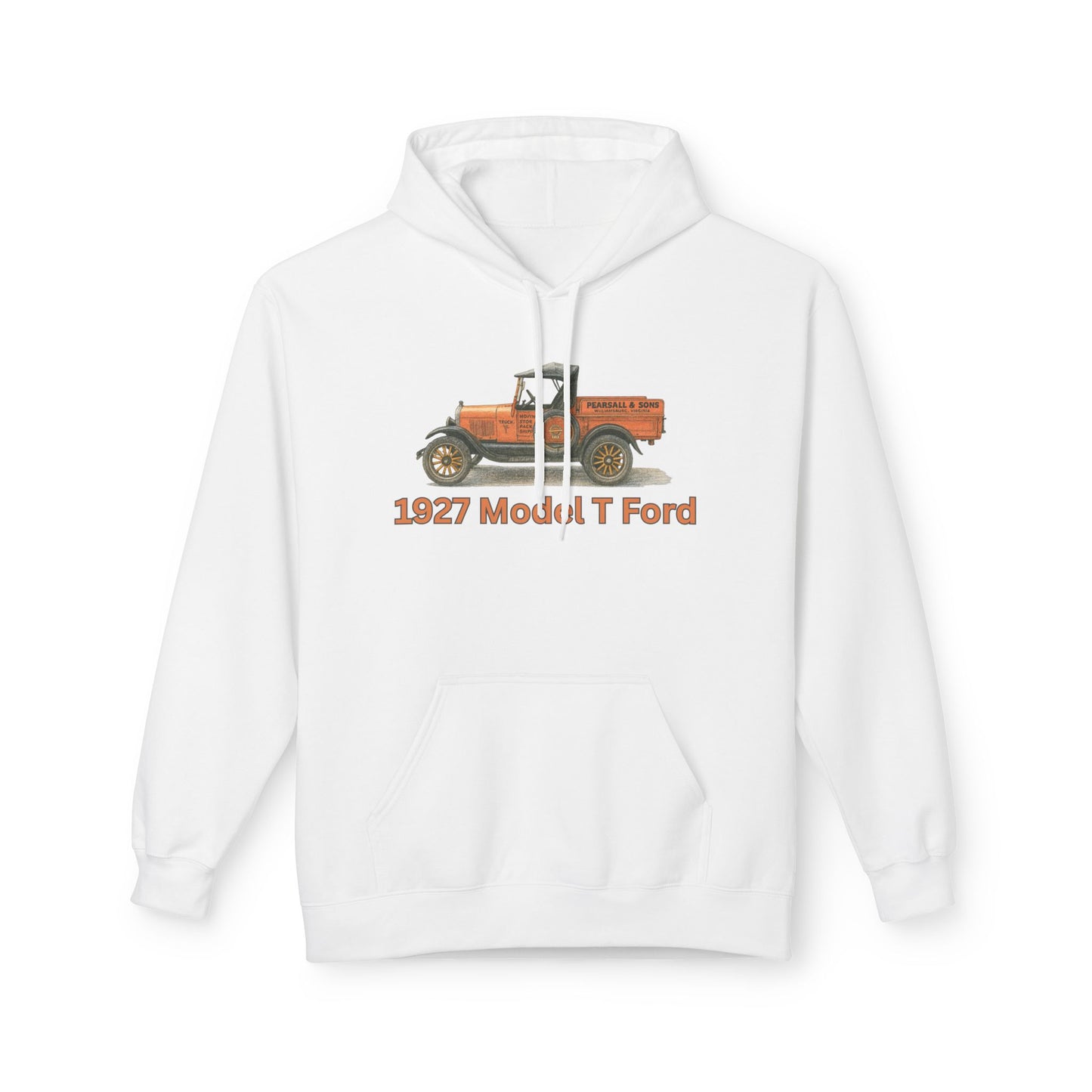 1927 Model T Ford Pickup Hoodie — Pearsall & Sons Williamsburg, Virginia Graphic