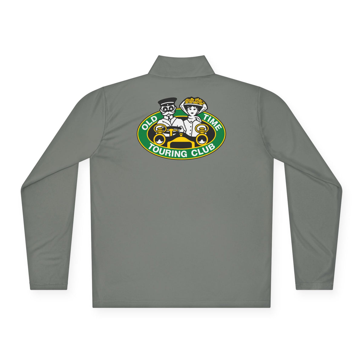 Old Time Touring Club of Pennsylvania Quarter-Zip Pullover - Front and Back Logos