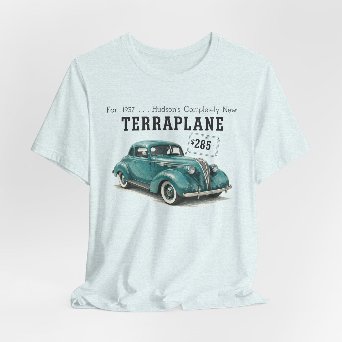 1937 Hudson Terraplane Utility Coupe - Unisex Jersey Short Sleeve Tee (JG)