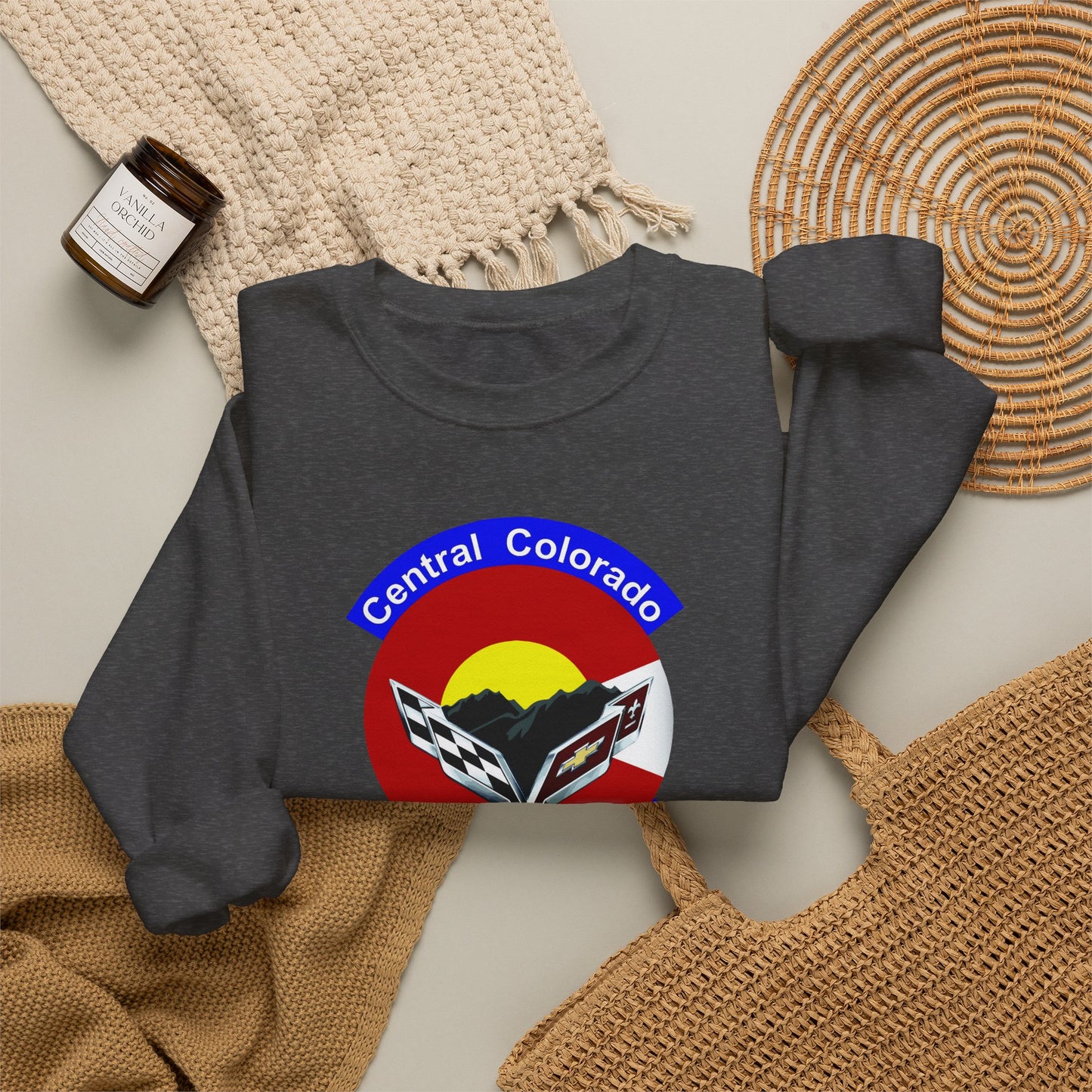 Central Colorado Corvette Club Crewneck Sweatshirt