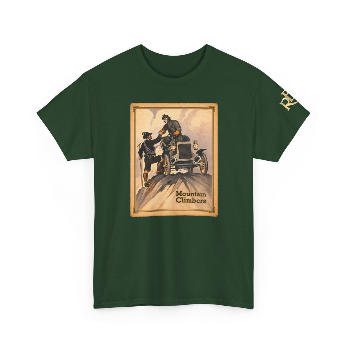REO Mountain Climbers Vintage Tee — Unisex Heavy Cotton Tee