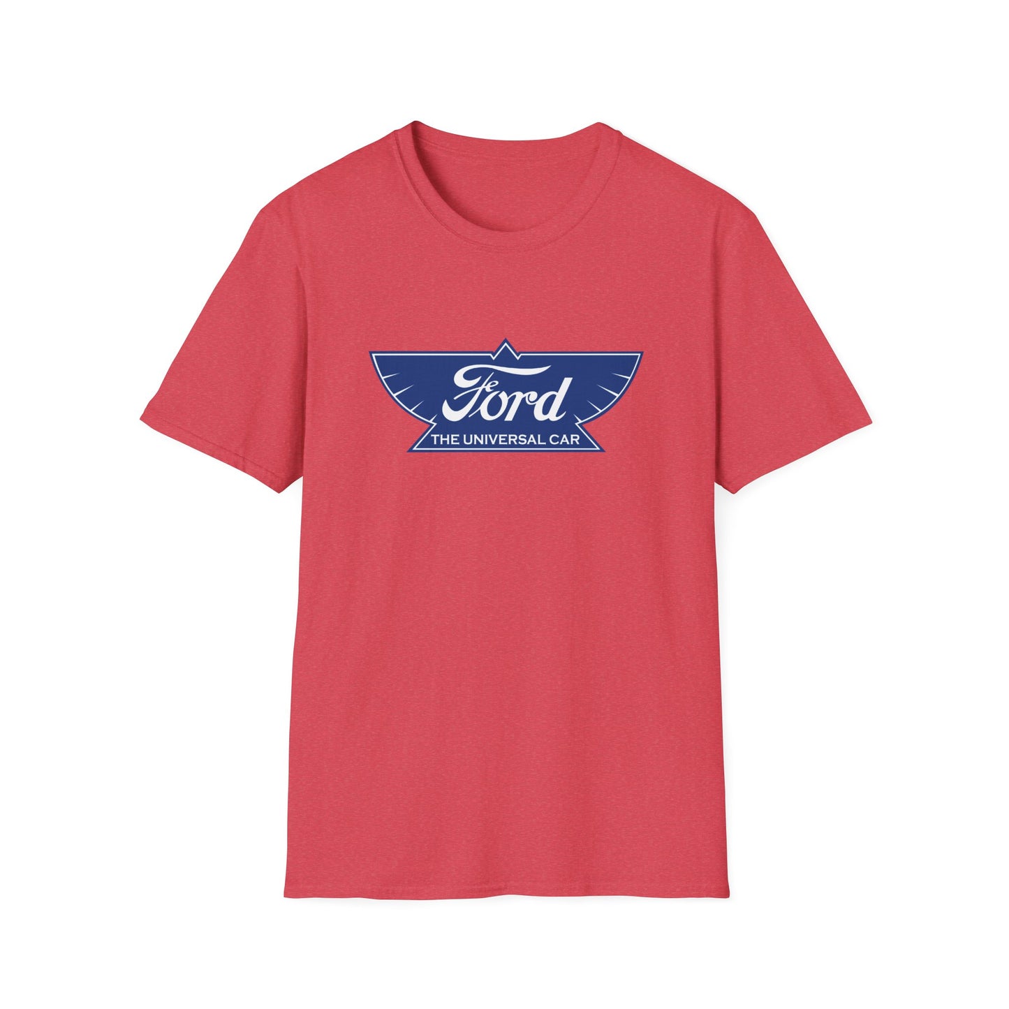Ford Logo T‑Shirt — Vintage 'The Universal Car' Blue Emblem