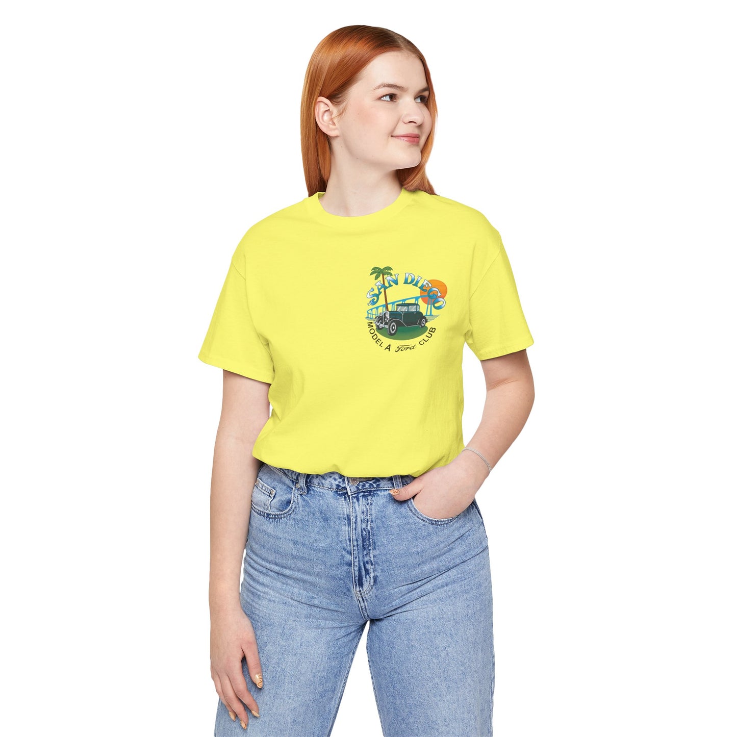San Diego Model A Ford Club Tee — Vintage Car Sunset Shirt