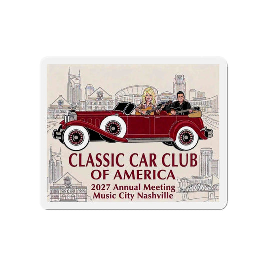 Classic Car Club of America 2027 Nashville Die-Cut Magnet