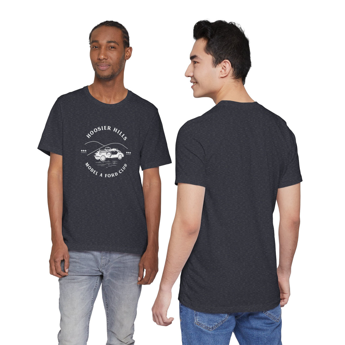Hoosier Hills Model A Ford Club Unisex Jersey Short Sleeve Tee