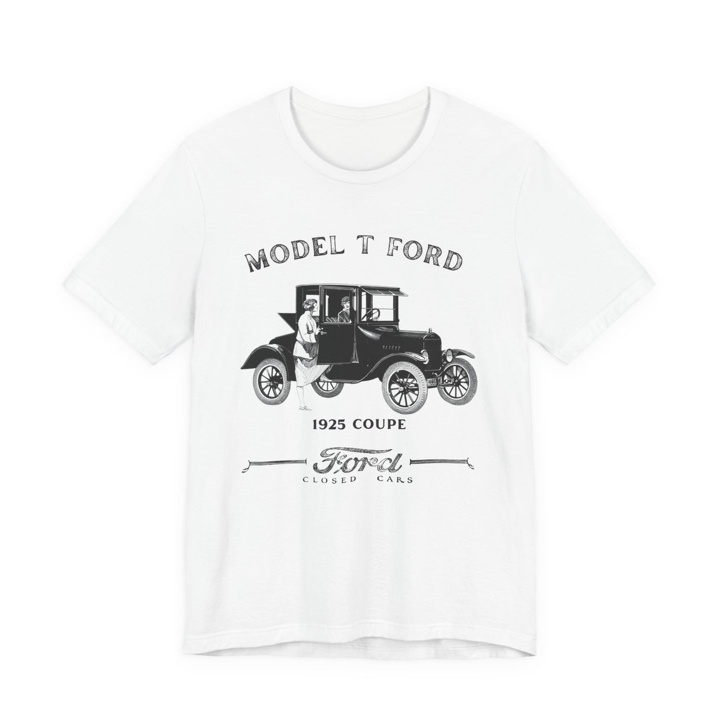 1925 Model T Ford Coupe - Classic Car Unisex Jersey Short Sleeve