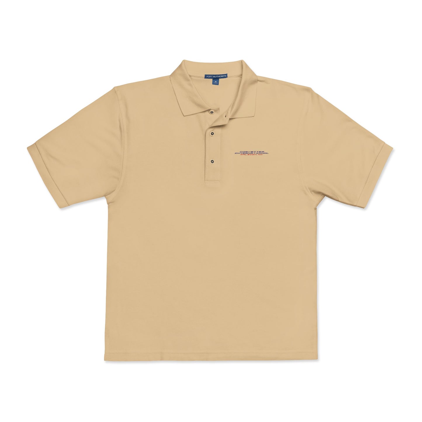 Corvettes International Embroidered Polo Shirt — Subtle Minimalist Logo, Casual Work & Golf Shirt